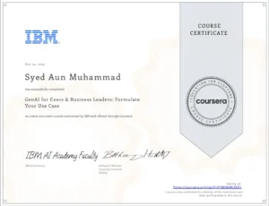 GenAI Course 3 IBM