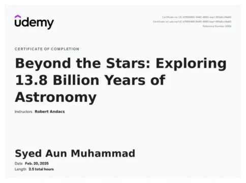 Beyond the Stars: Astronomy — Udemy
