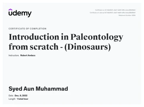 Introduction to Paleontology — Udemy